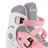 Patine cu rotile pentru copii Globber 2 în 1, mărimea 26-29, roz pastel