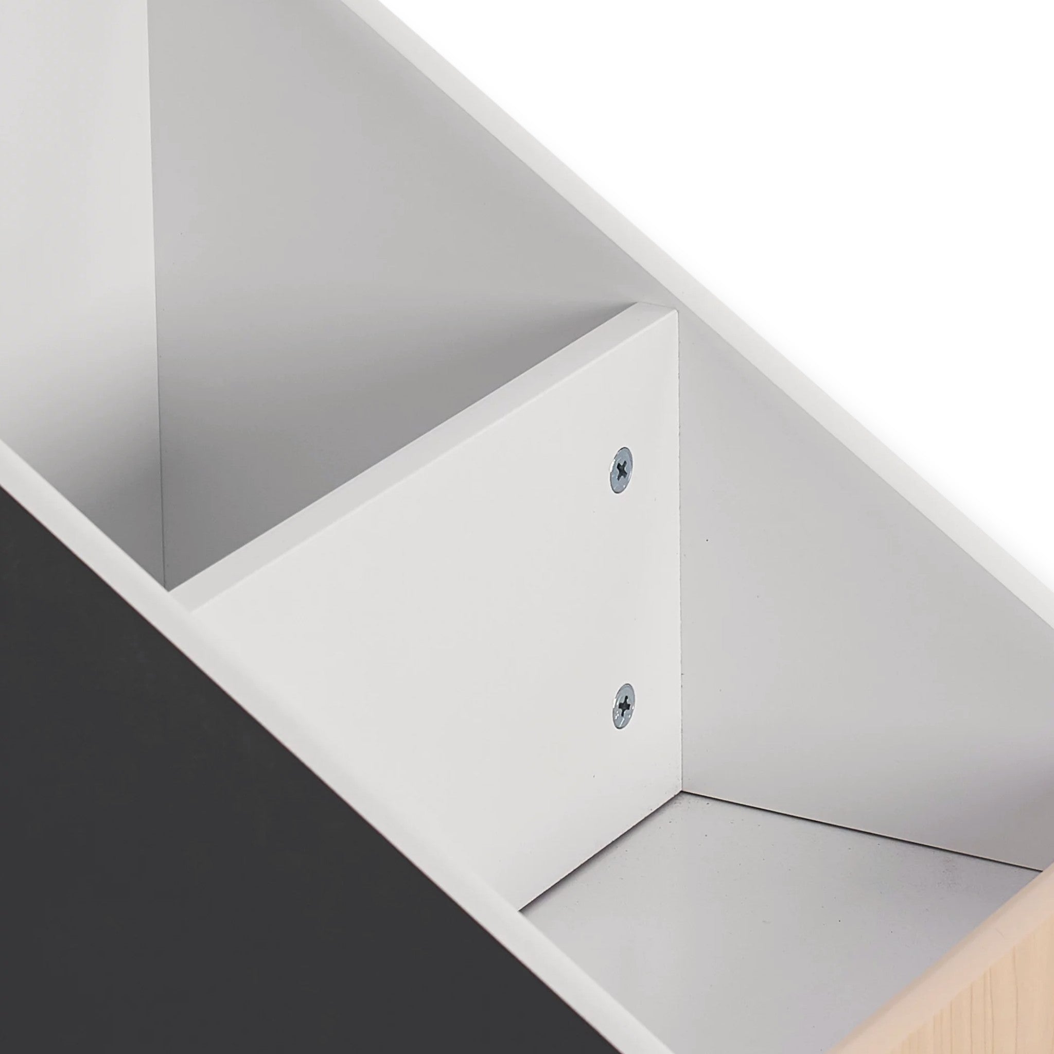 Dulap pentru copii Ginger Home, raft pentru jucării și cărți cu tablă, căsuță, lemn