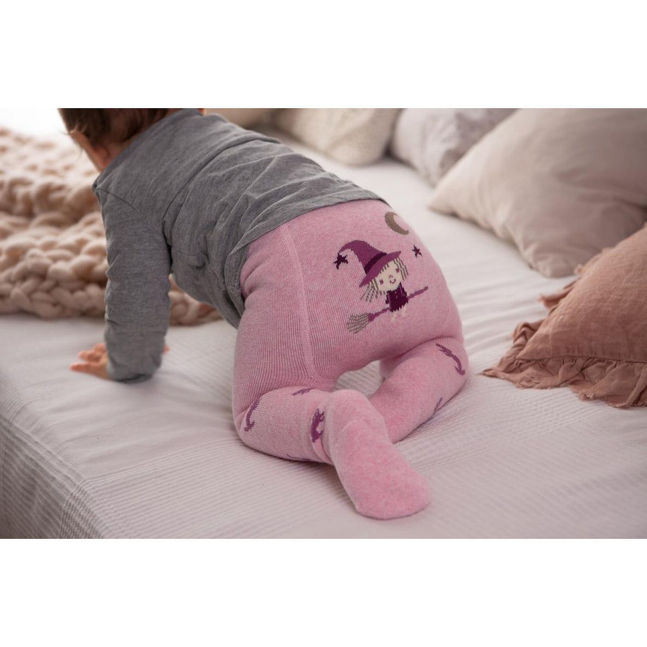 Детски Термо Чорапогащник С Котки И Вещица, 98 104 См. 3 4 Г. Sterntaler