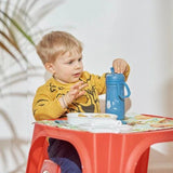 Детски Термос Със Сламка 350 Мл, English Rose --- BebeMama