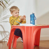 Детски Термос Със Сламка 500 Мл, Powder Blue --- BebeMama