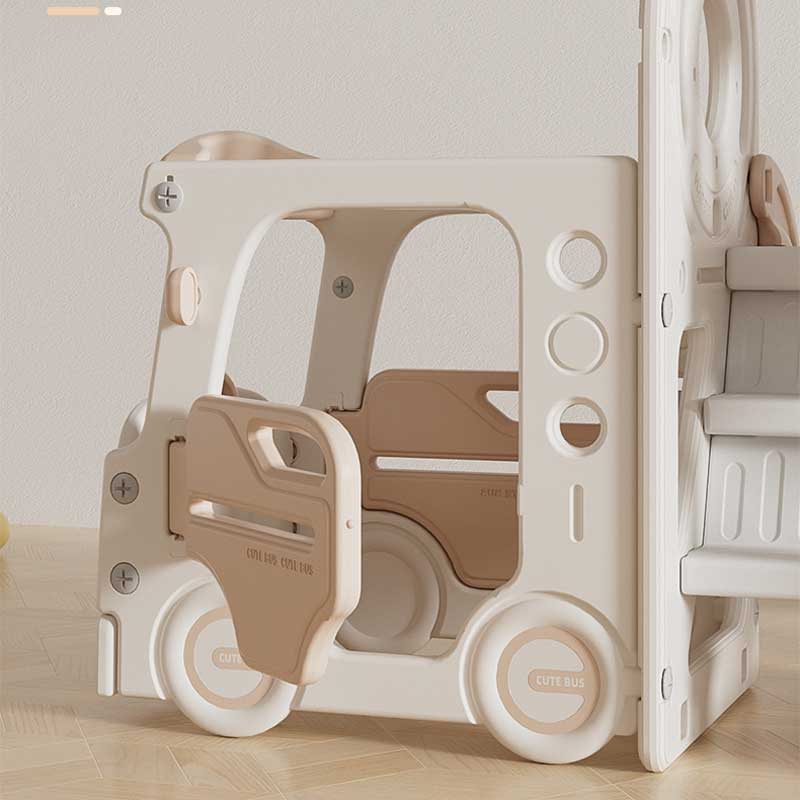 Детски Център За Игра 4 В 1, Автобус В Кафяв Цвят Feelkids