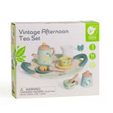 Детски Винтидж Сервиз От Дърво За Следобеден Чай --- BebeMama