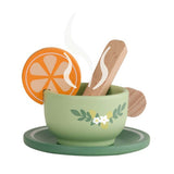 Детски Винтидж Сервиз От Дърво За Следобеден Чай --- BebeMama