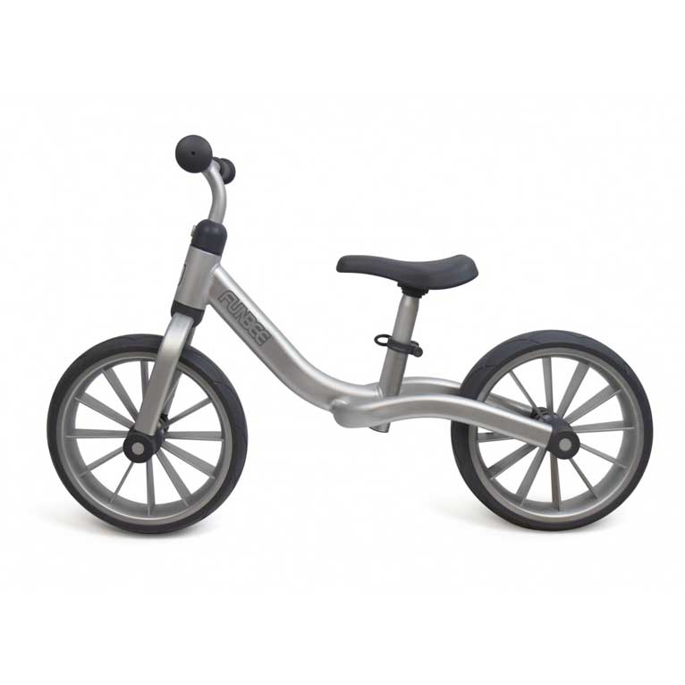 Детско колело без педали 12 - сиво --- BebeMama