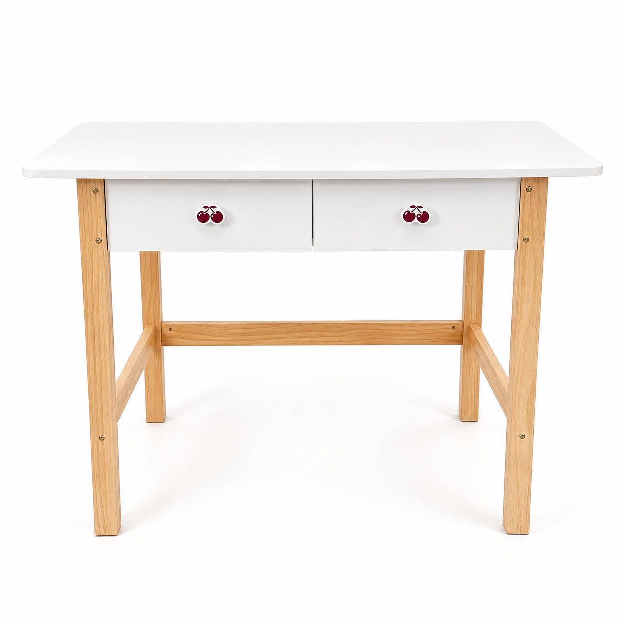 Детско Комбинирано Легло Cherry С Бюро, Скрин, Шкаф И Подматрачна Рамка, 90x200 См Ginger Home