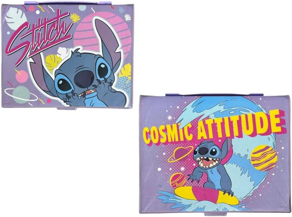 Детско Куфарче С Аксесоари За Рисуване Стич - 52 Части bebemama