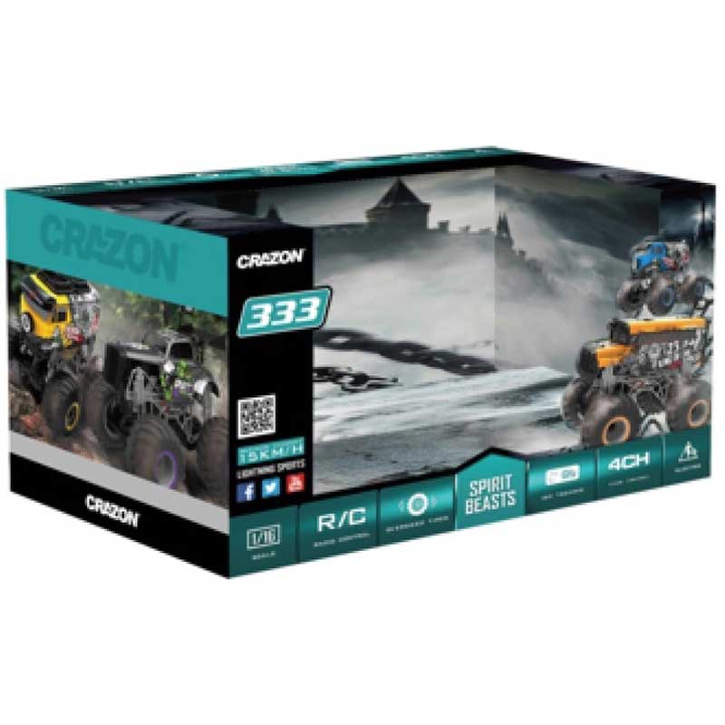 Джип &Quot;Shark&Quot; За Каскади, С Дистанционно Управление, Сив 1:16