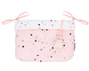 coșul superior pentru scutece cu legături Bear With Me Pink