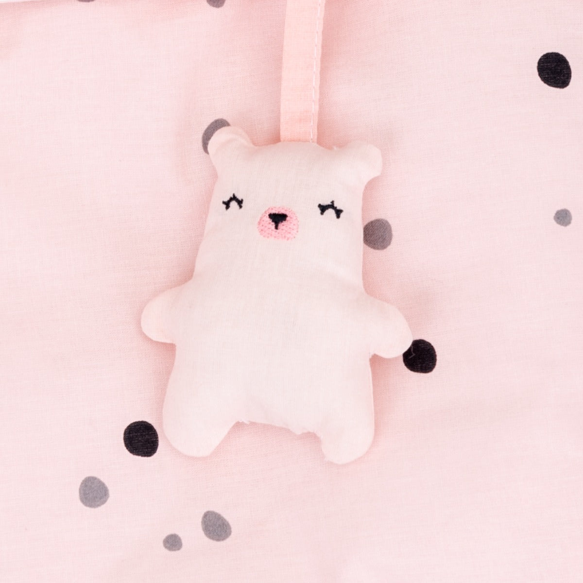 coșul superior pentru scutece cu legături Bear With Me Pink