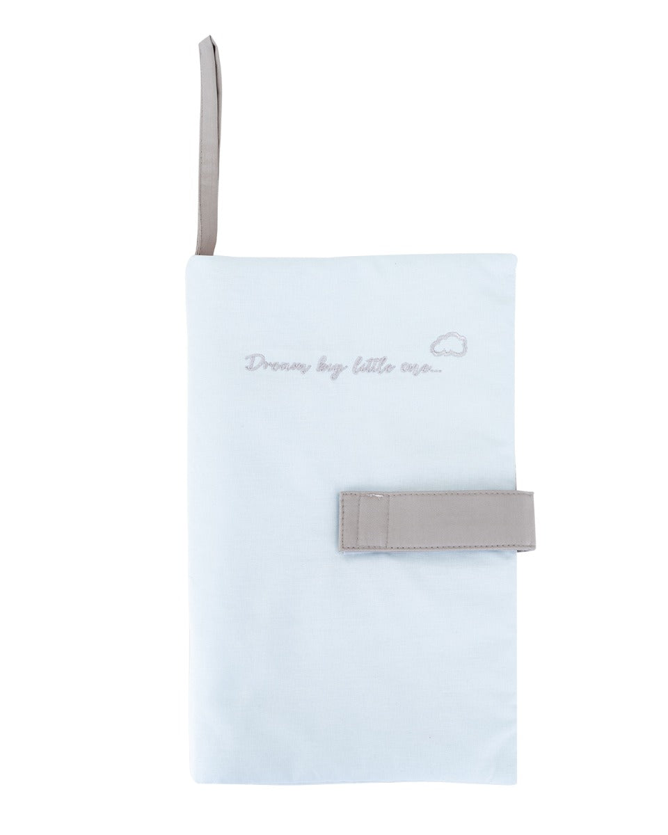 Несесер За Памперси С Бродерия Dream Big Blue Kikkaboo