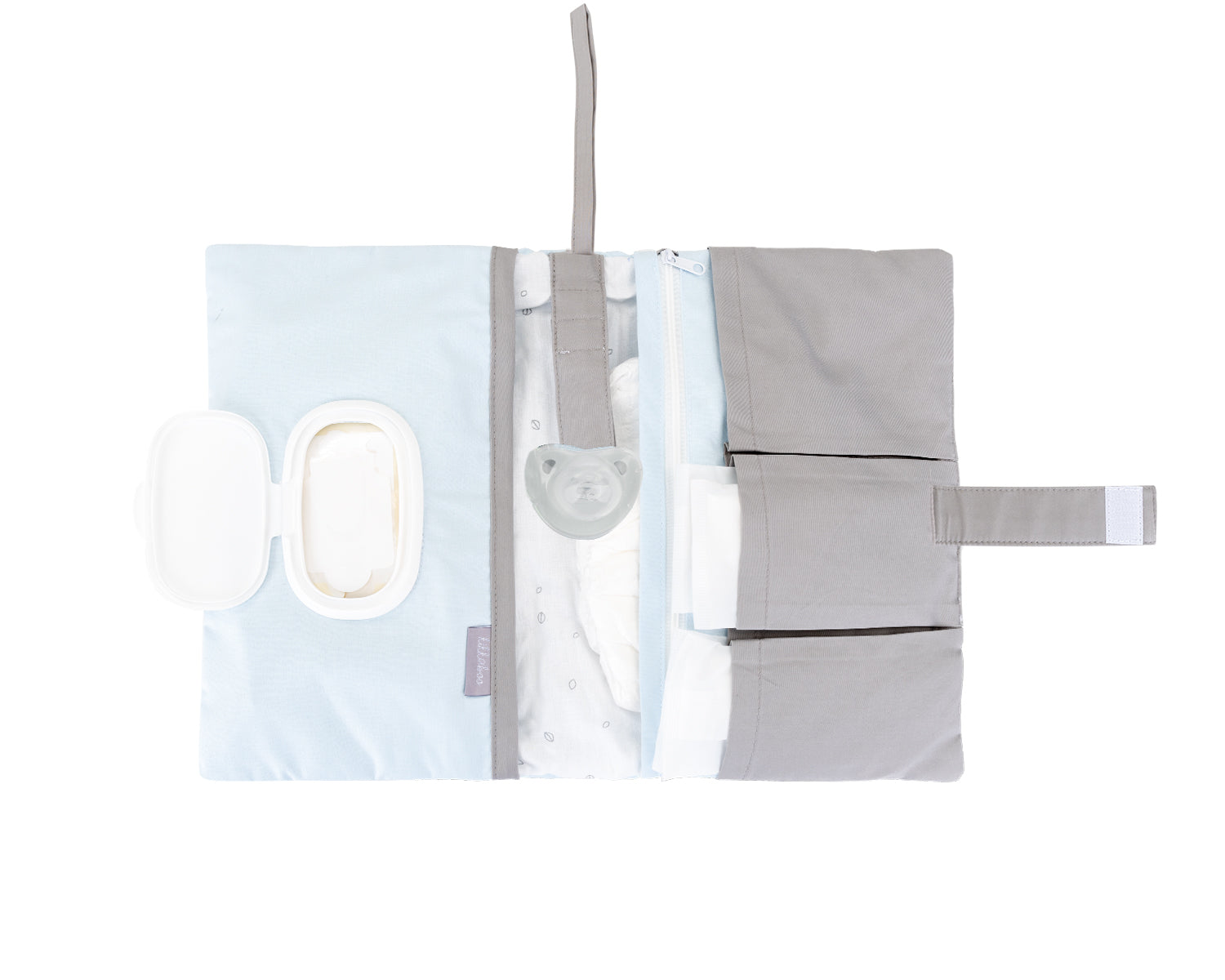 Несесер За Памперси С Бродерия Dream Big Blue Kikkaboo