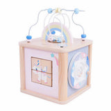 Дидактически куб за деца - розов - Образователни Игри - Classic World - BebeMama