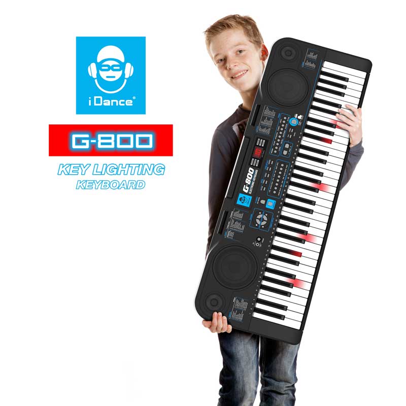 Pian cu clape de antrenament iluminate - 5 octave G-800