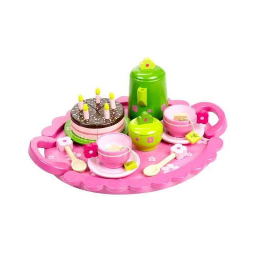 Детски Дървен Чаен Сервиз 27 Части Smartbaby