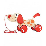 Дървена Играчка За Дърпане - Кученце