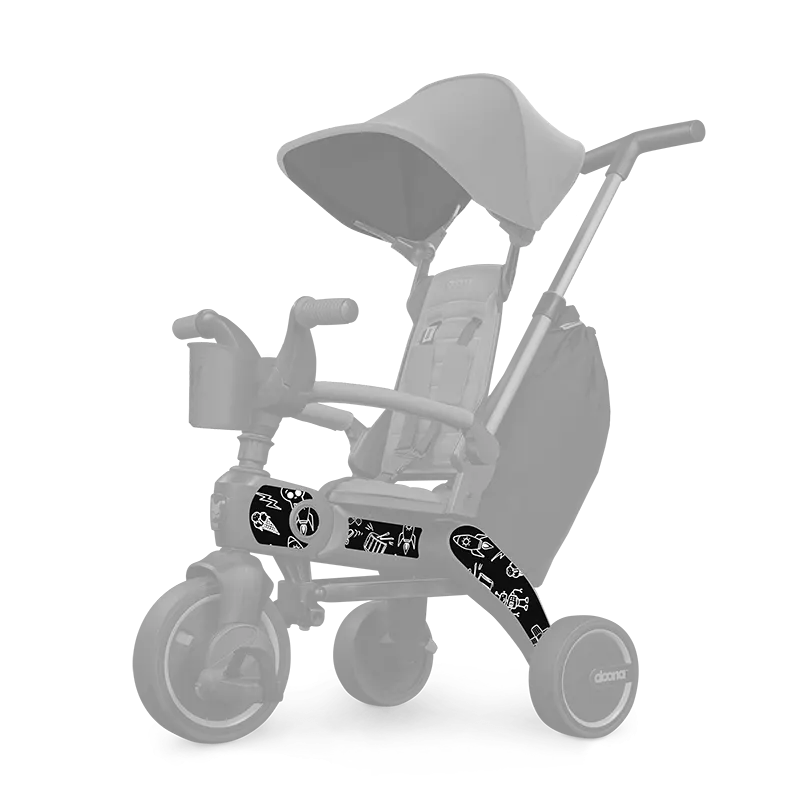 Декоративни Стикери За Триколка Liki Trike B&w Cool Sketch Sp555 99 022 Doona
