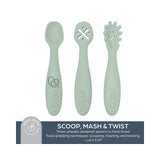 Бебешки Лъжички 3 Бр Scoop, Mash & Twist Seafoam Dreambaby
