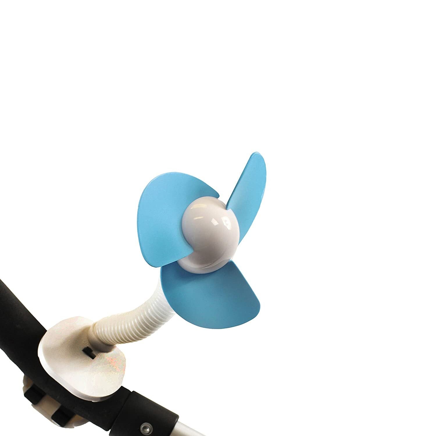Малък Вентилатор За Бебешка Количка Strollerbuddy White Blue Dreambaby