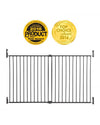 Метална Преграда За Врата 76см Gro Gate® Charcoal Dreambaby