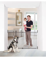Метална Преграда За Врата 76см Gro Gate® Charcoal Dreambaby