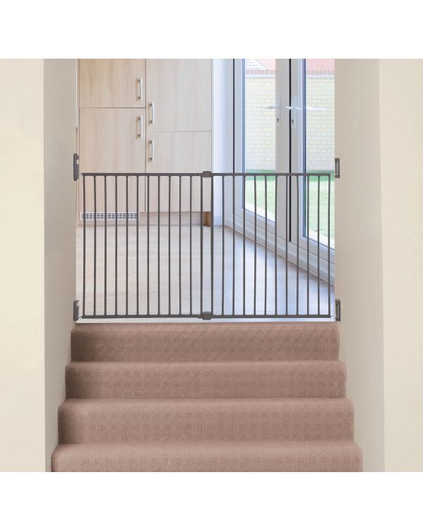 Метална Преграда За Врата 76см Gro Gate® Charcoal Dreambaby