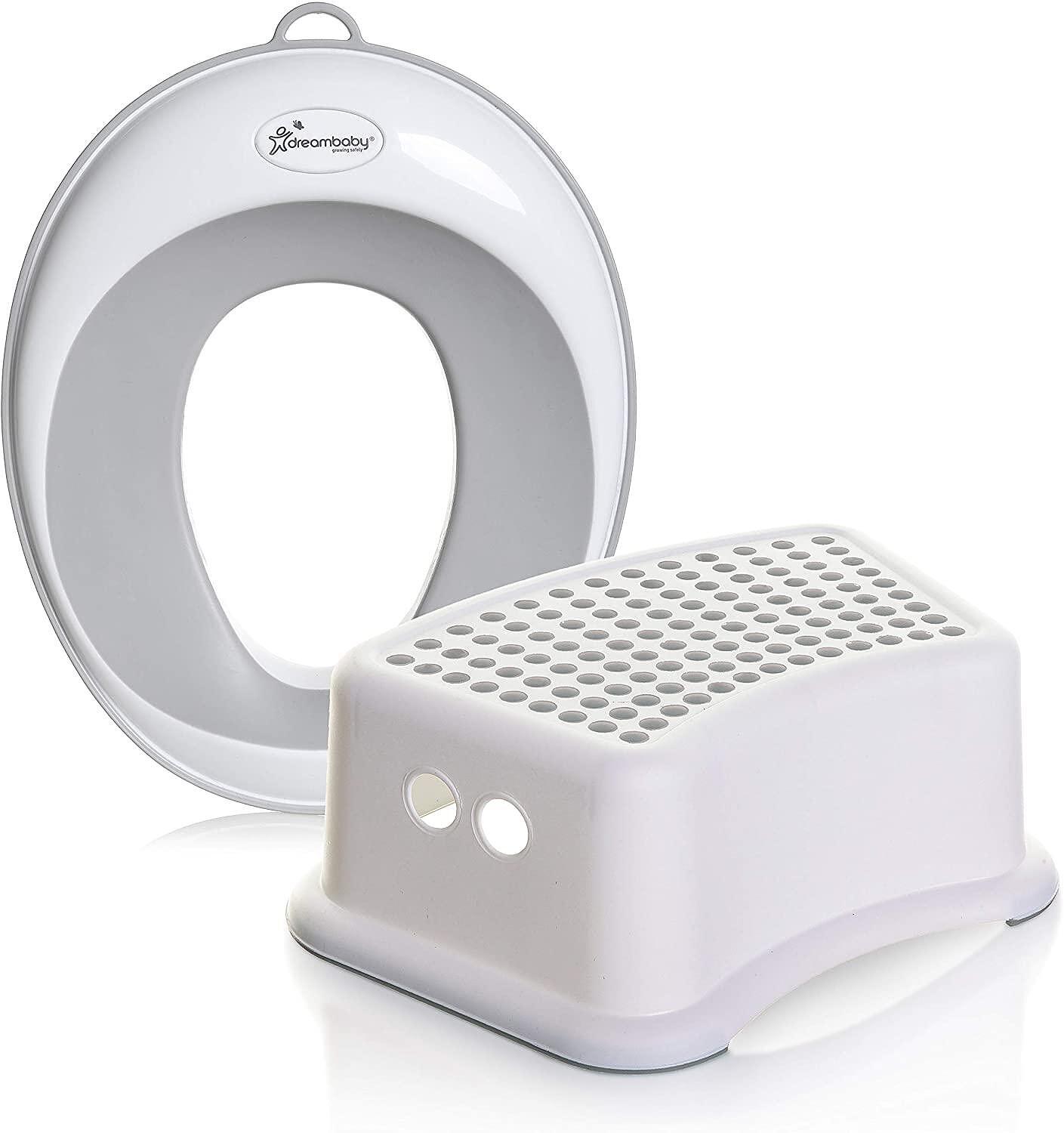 Стъпало За Баня + Адаптор За Тоалетна Сиво G7001bb Dreambaby