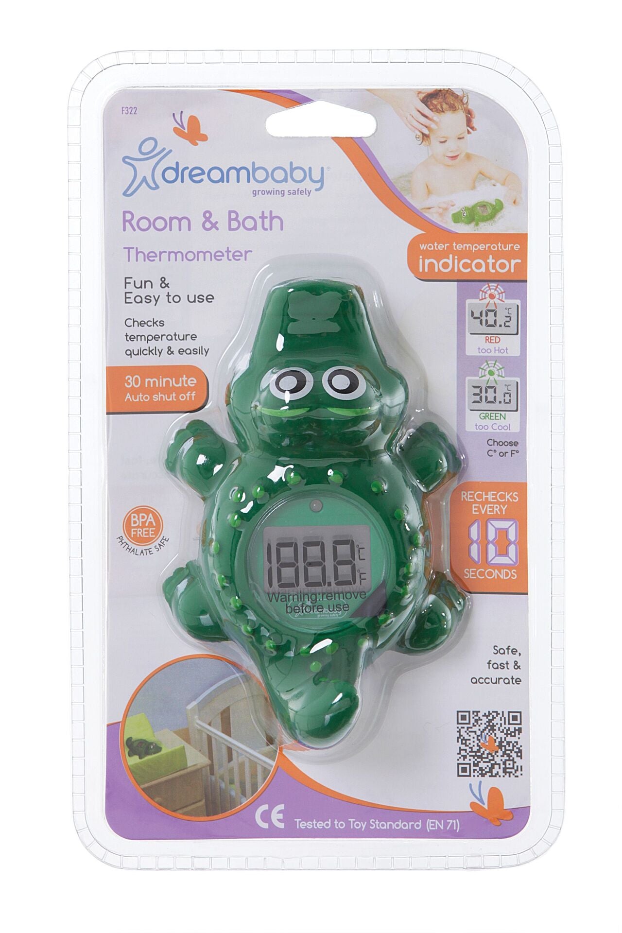 Термометър За Баня И Стая Крокодил 322 Dreambaby