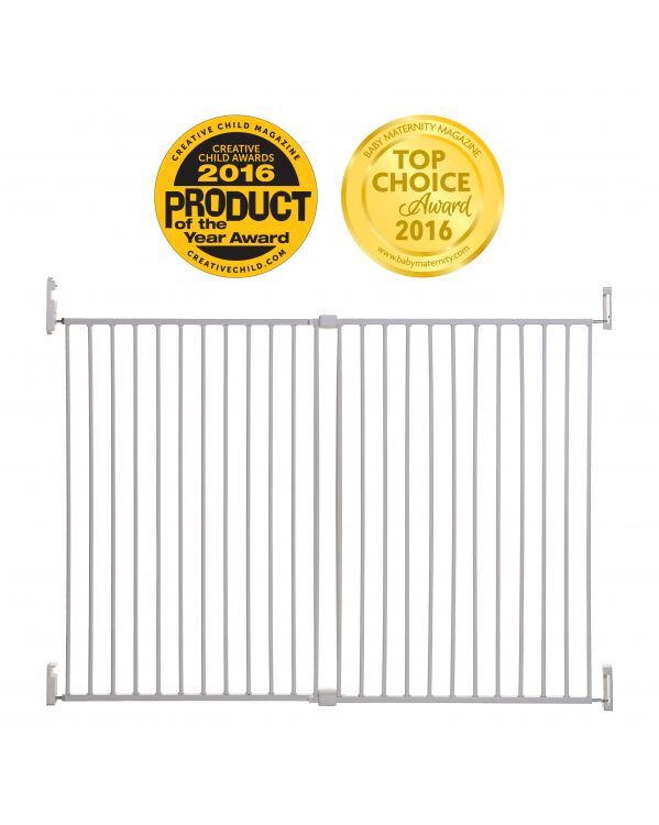Метална Преграда Gro Gate® Broadway Бяла Dreambaby