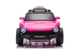 Акумулаторна Кола Licensed Volkswagen E Buggy Pink Kikkaboo