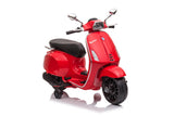 Акумулаторен Мотор Licensed Vespa Sprint Racing Sixties Red Kikkaboo
