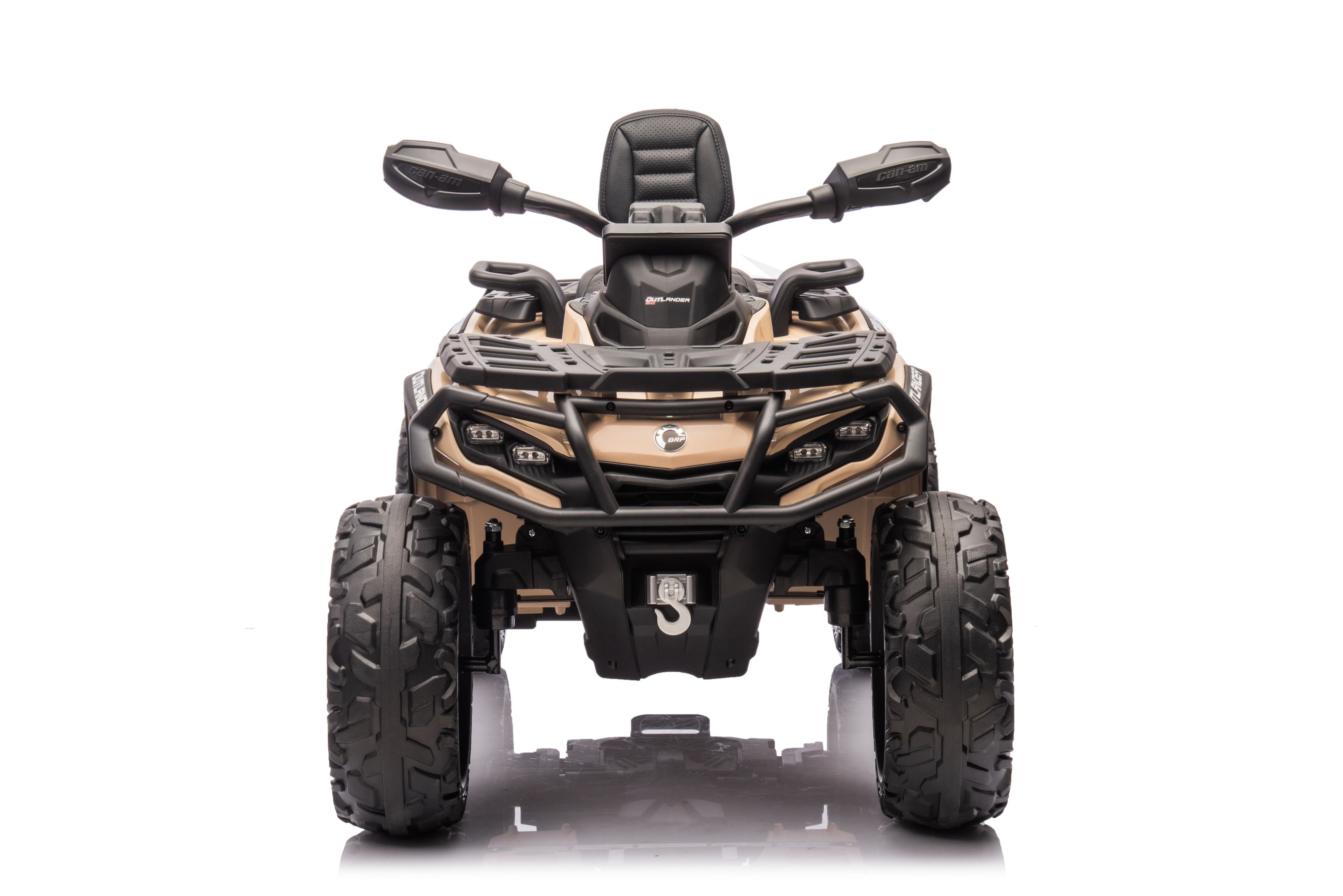 Акумулаторна Кола Licensed Can Am Outlander Atv Khaki Kikkaboo