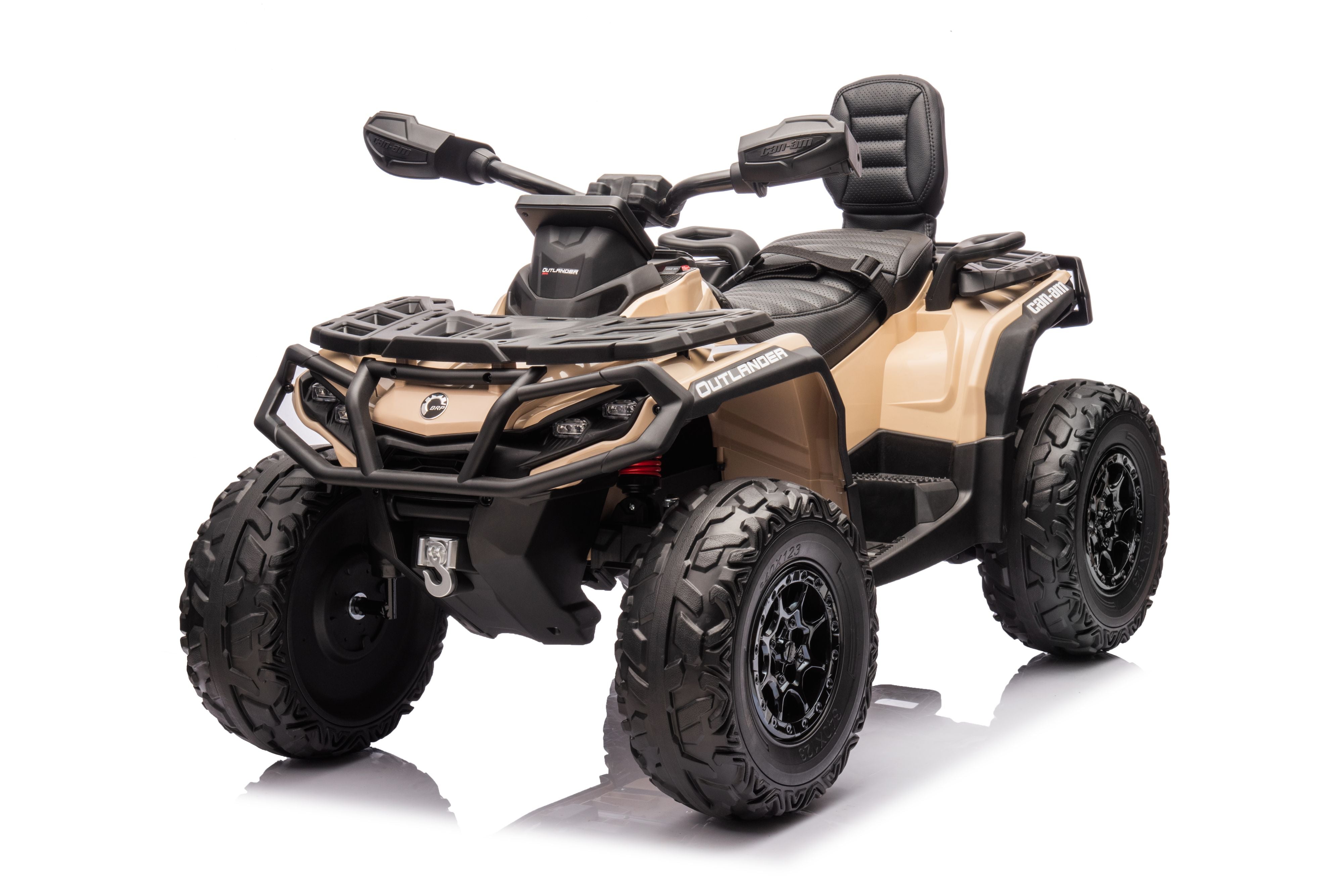 Акумулаторна Кола Licensed Can Am Outlander Atv Khaki Kikkaboo