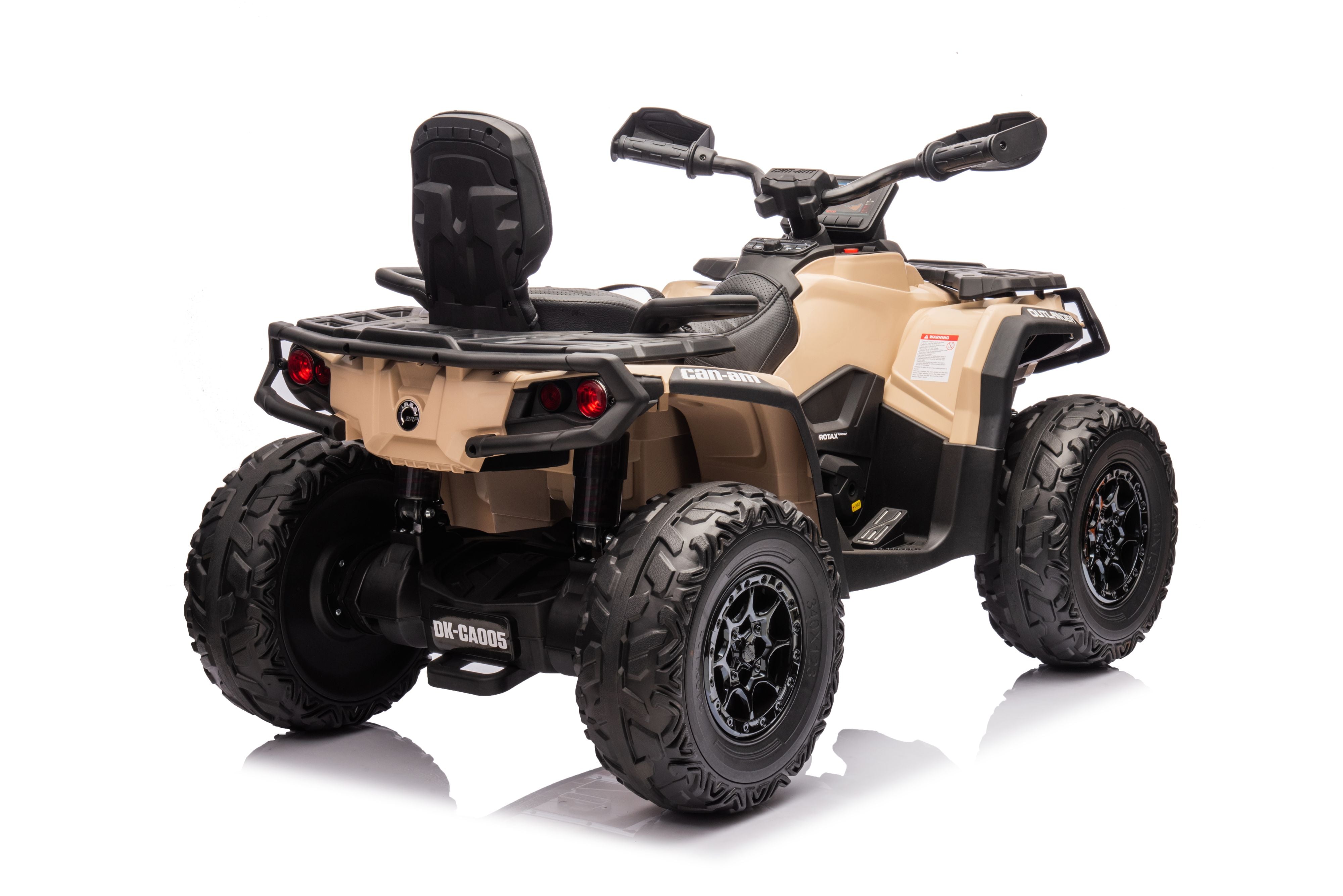 Акумулаторна Кола Licensed Can Am Outlander Atv Khaki Kikkaboo