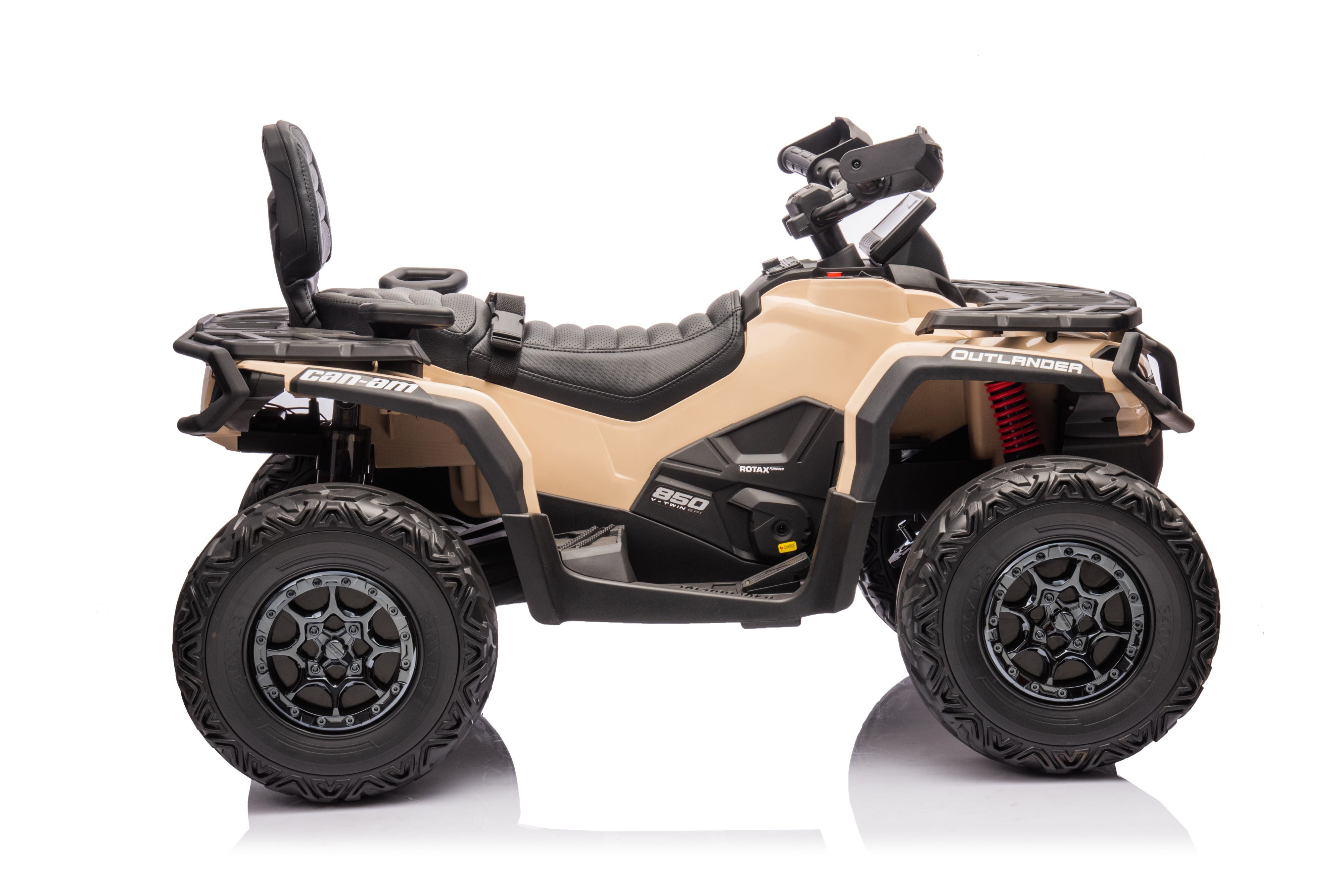 Акумулаторна Кола Licensed Can Am Outlander Atv Khaki Kikkaboo