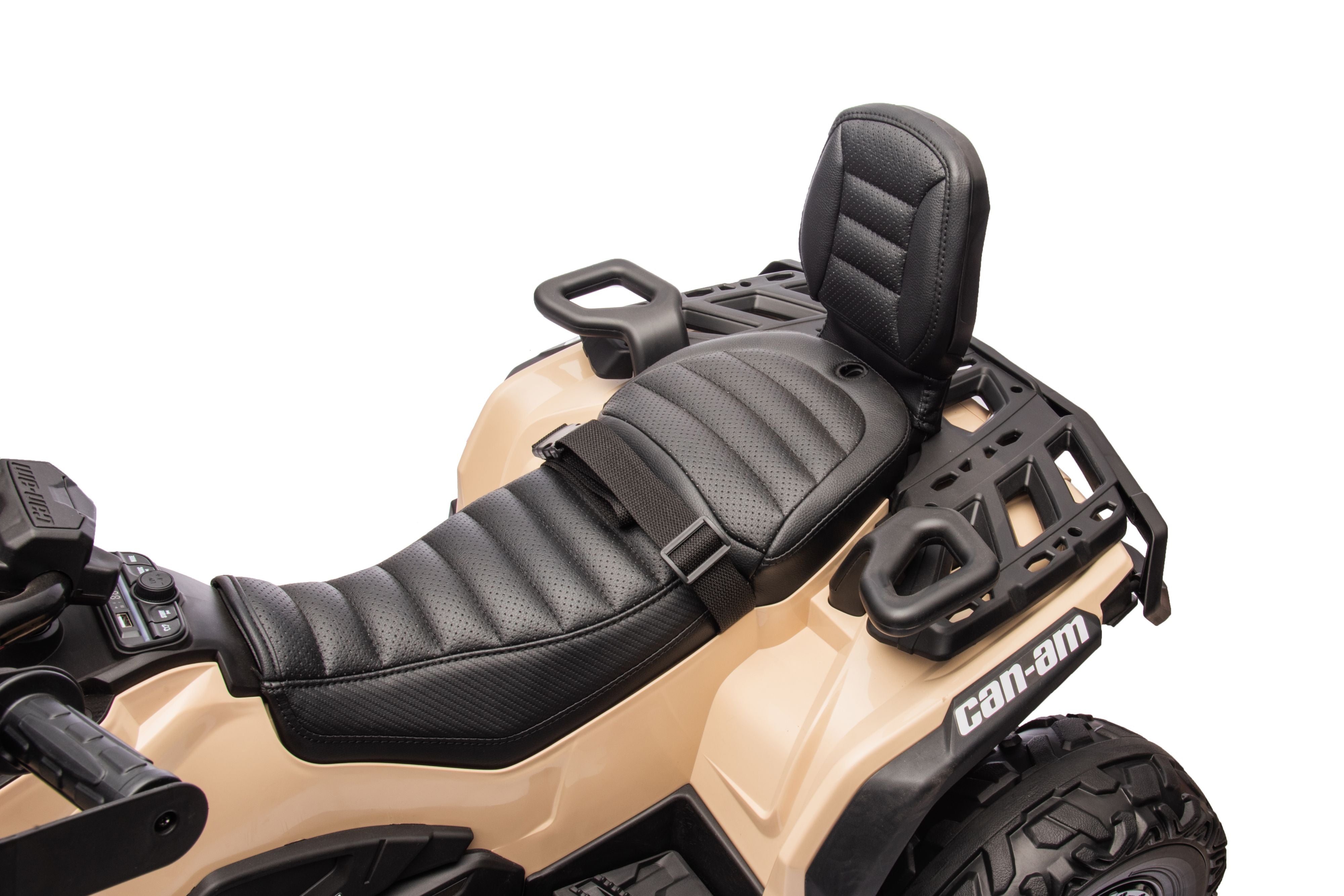 Акумулаторна Кола Licensed Can Am Outlander Atv Khaki Kikkaboo