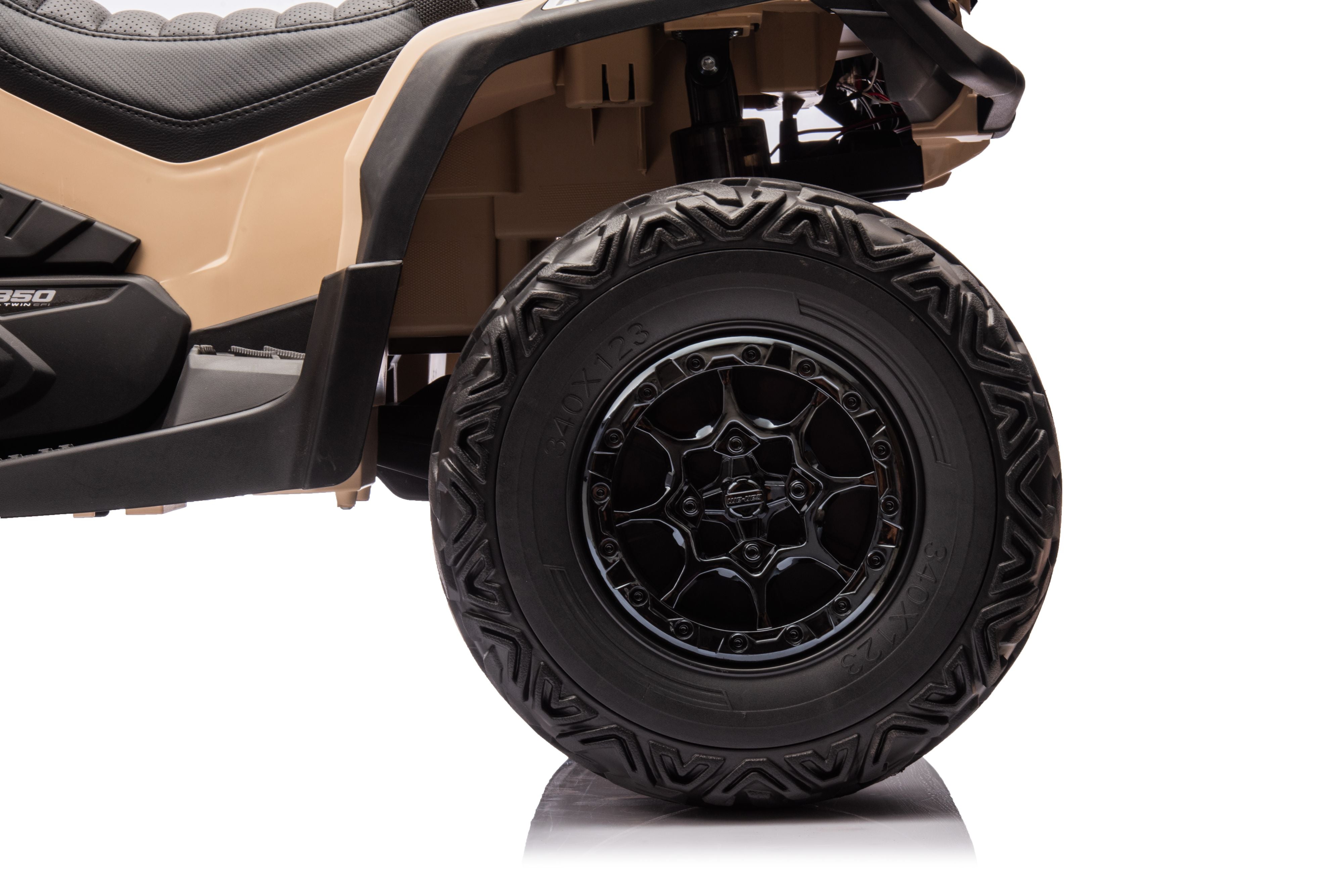 Акумулаторна Кола Licensed Can Am Outlander Atv Khaki Kikkaboo