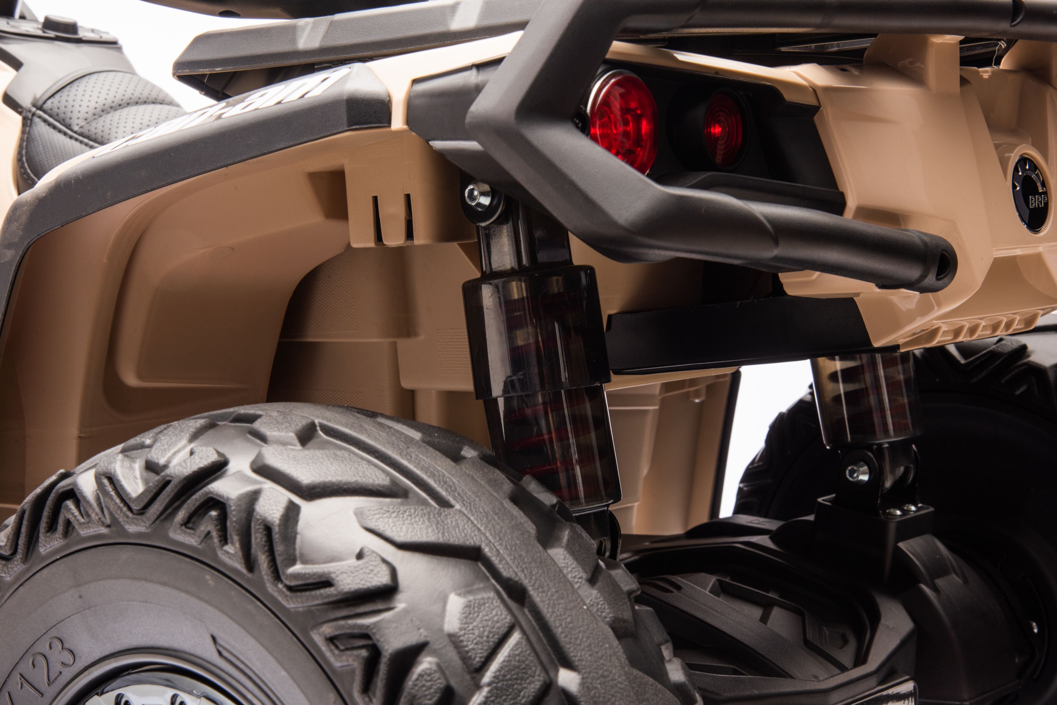 Акумулаторна Кола Licensed Can Am Outlander Atv Khaki Kikkaboo