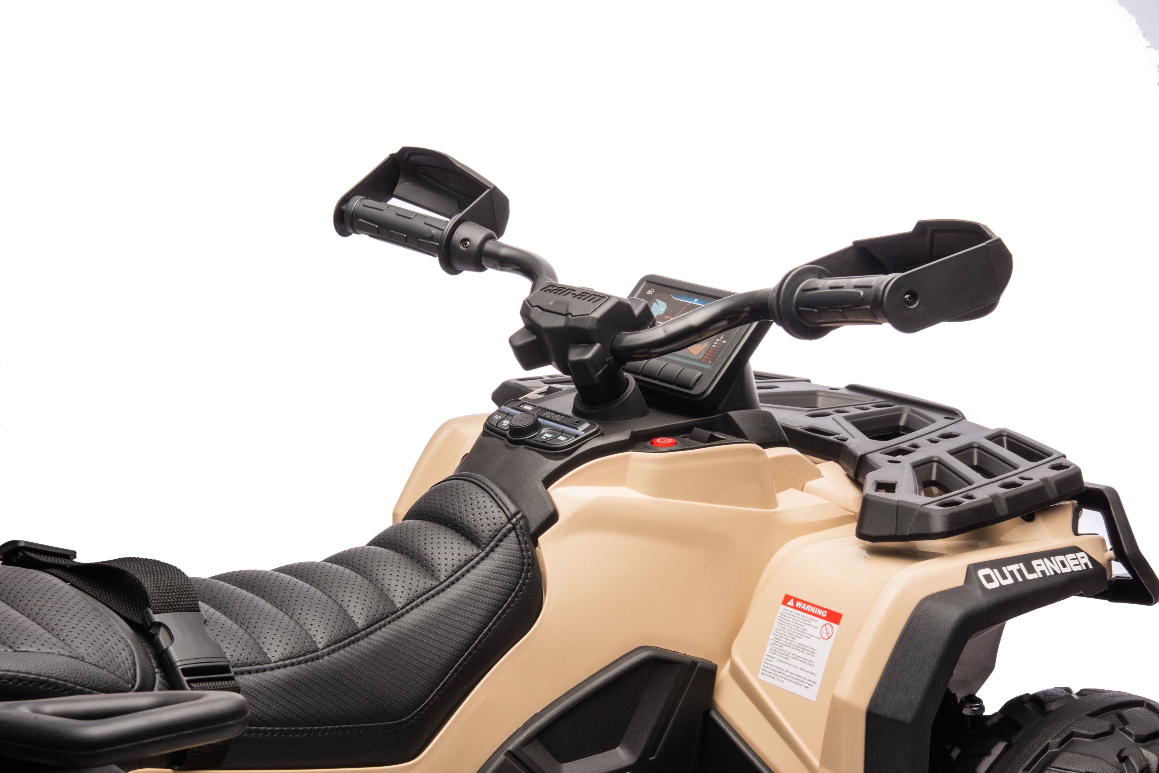 Акумулаторна Кола Licensed Can Am Outlander Atv Khaki Kikkaboo