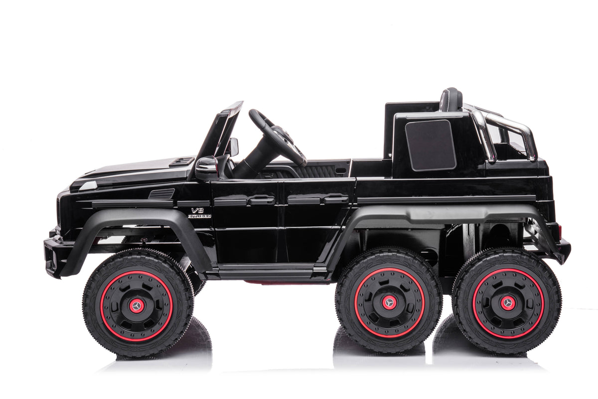 Акумулаторна Кола Licensed Mercedes Benz G63 Amg 6*6 Black Kikkaboo