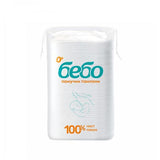 Бебо Памучни тампони за почистване на бебешка кожа х40 броя