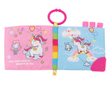 Образователна Текстилна Книжка С Чесалка Happy Unicorn --- BebeMama
