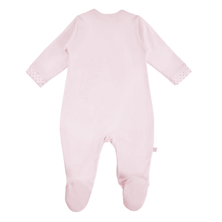 Бебешки Гащеризон Newborn С Дълъг Ръкав Зайче Розов 56 См. Eevi