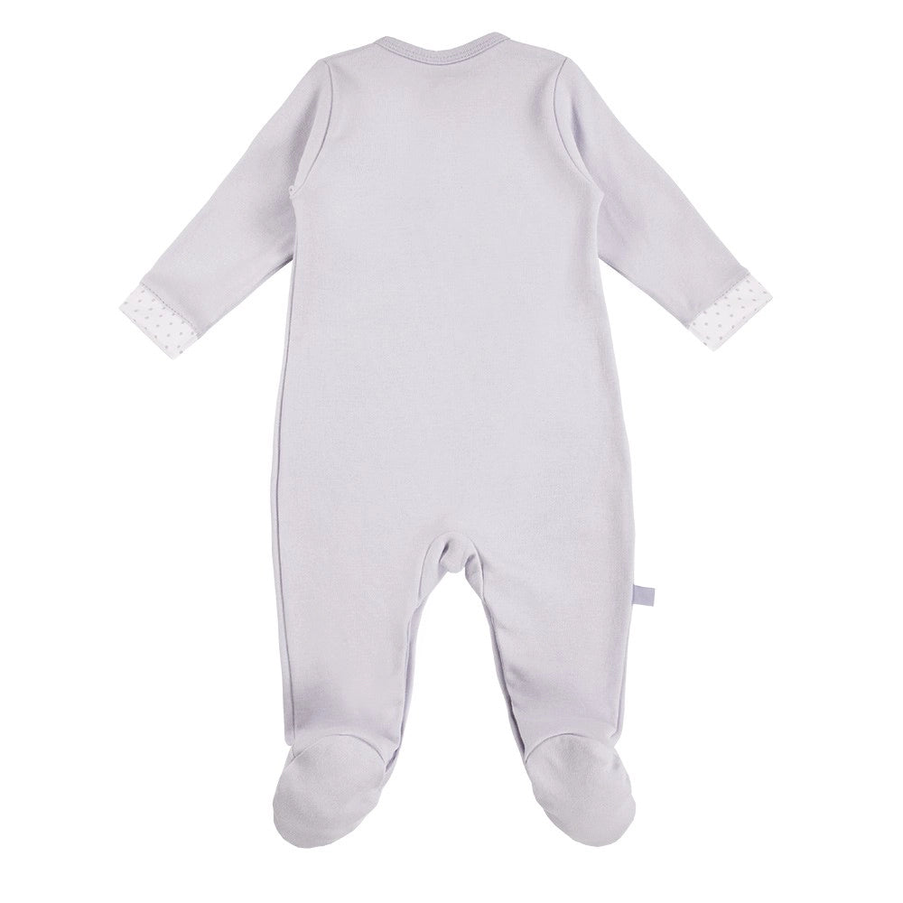 Бебешки Гащеризон Newborn С Дълъг Ръкав Овчица Сив 56 См. Eevi