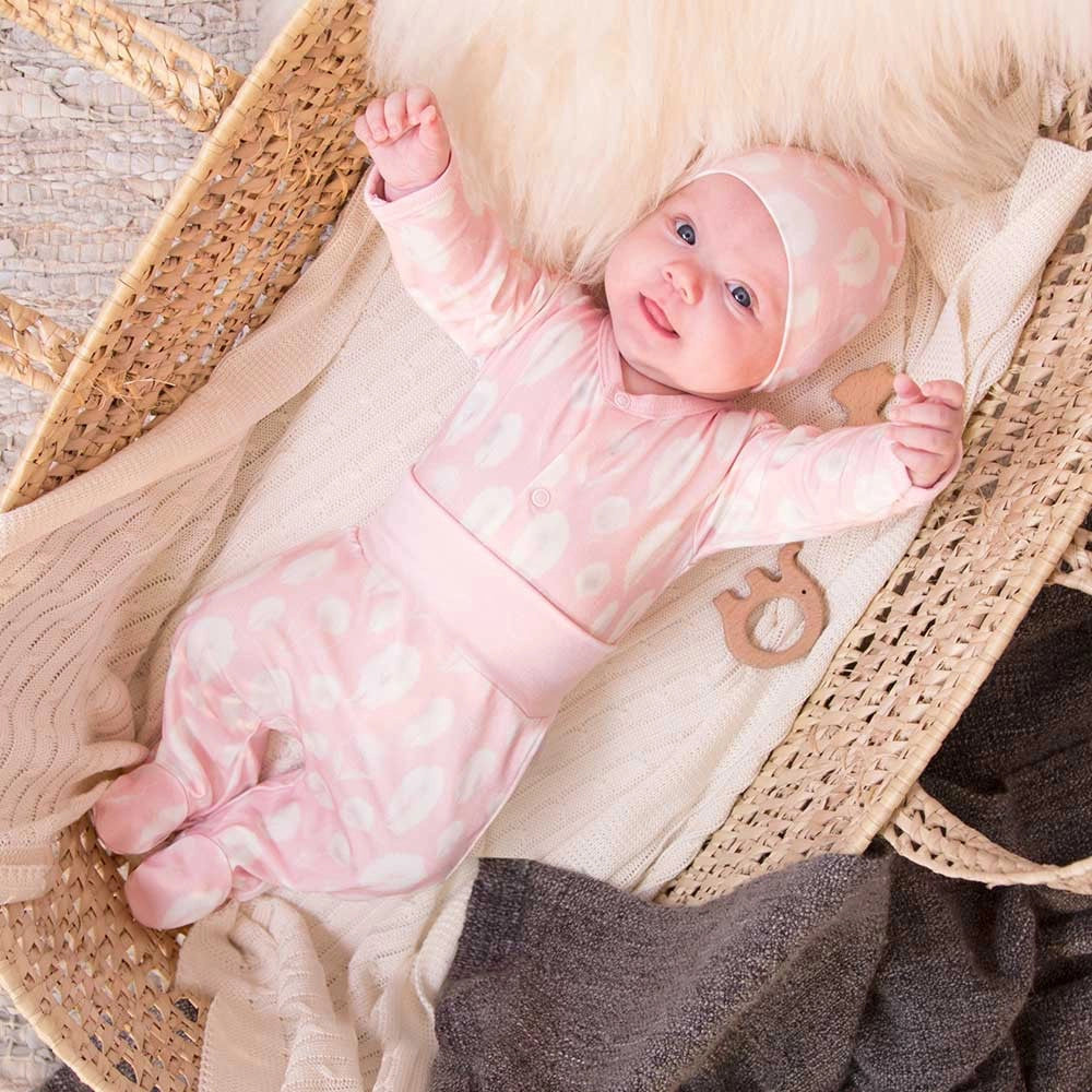 Бебешки Комплект 3 Части Bamboo Розово 56 См. Eevi