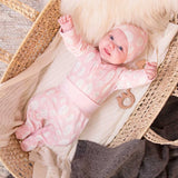 Бебешки Комплект 3 Части Bamboo Розово 56 См. Eevi