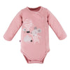 Бебешко Боди Mellow С Дълъг Ръкав Pink 56 62 См. (1 4 М.) Eevi