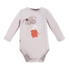 Бебешко Боди Mellow С Дълъг Ръкав Grey 56 62 См. (1 4 М.) Eevi