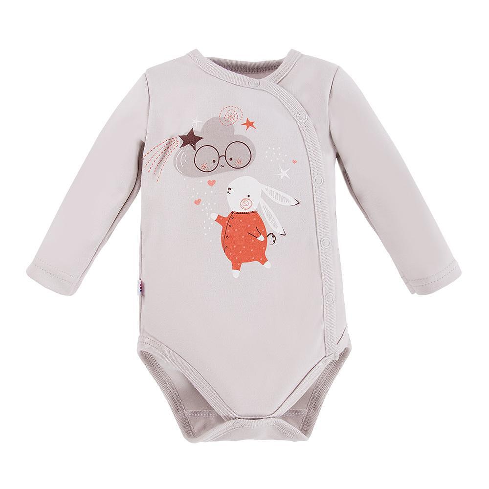 Бебешко Боди Mellow С Дълъг Ръкав Grey 56 62 См. (1 4 М.) Eevi