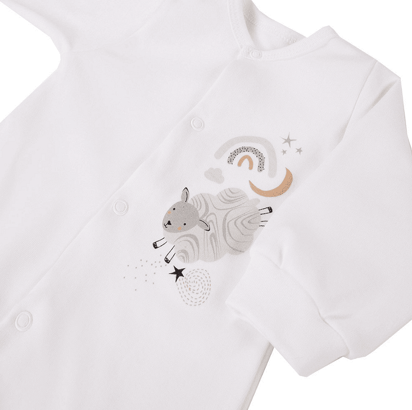 Бебешки Гащеризон Mellow С Дълъг Ръкав White 56 См. Eevi